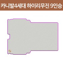 에어박스 카니발4세대 하이리무진 차량 매트 10cm, 단품