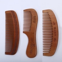 백단 복숭아 나무 빗 4종 머리빗 헤어빗 미용실빗 앞 양면빗 소장빗 참빗, 굵은도끼(b)