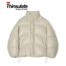 파르티멘토 신슐레이트 페더리스 푸퍼 숏패딩 베이지, L