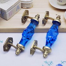 엔틱and데코 크리스탈손잡이, 블루(15cm)