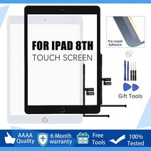 새로운 10.2 인치 터치 스크린 IPAD 8 세대 2020 A2428 A2429 A2270 IPAD8 디스플레이 LCD 휴대용 노트북 시디롬 외장 디비디 플레이어 블루레이롬, Original White-Home