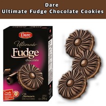 Dare Foods Fudge Chocolate Cookies 데어 푸드 퍼지 초콜릿 크림 쿠키 10.2oz (290g) x 4개 (캐나다 직배송!!), 데어 푸드 퍼지 초콜릿 크림 쿠키 4개