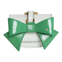 보타네 가죽 소가죽 골프 공 볼 주머니 파우치 2구 케이스 벨트 힙색 미니백 손가방 카트백, 그린