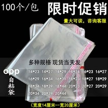 일회용비닐팩 OPP 스티커 셀카봉지 주머니 의류파우치 투명 봉투 소모함 주문제작 4903360618, 양면 5레이스 기본 18 *27cm (내장 23 )꽃칼, 100 개 /가방