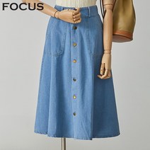 포커스 오픈버튼포켓청치마 FBF2H7PSK0095