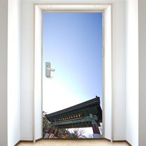 바보사랑 현관문시트지 한국명소 겨울 강원도 설악산 01.수풀, 아이보리우드목