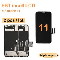 아이폰액정수리 EBT 인셀 LCD 디스플레이 아이폰 11 디지타이저 어셈블리 터치 스크린 교체 2 개