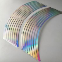 랩핑 데칼 자전거 스티커 자동차 전기 휠 방수 반사 개 인치 긁힘 방지 아름답고 실용적인, 06 10 inches