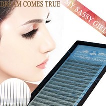 래피드 2P래쉬 두가닥 매시속눈썹 8~15mm J컬 C컬 0.10T 0.15T 0.20T 고급원사 속눈썹 연장용, [J컬/0.10T]14mm