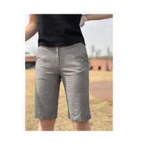 잔체크 5부바지 바이크팬츠 여성 골프 반바지 승마바지