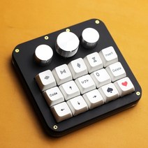 왼손 숫자 키보드 한손 메크로 업무용 대량등록 매크로 qmk를 통해 15 키 rgb 포토샵 ai 유형 c 3 손잡이 인코딩 프로그래머블, 대문자 없음 rgb, 1-빨간 스위치, 롤