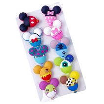 10pcs 헬로 키티 매력 croc 디자이너 매력 크로스 신발 도매 신발 crocs 토이 스토리 diy 장식 애니메이션, 미키 마우스