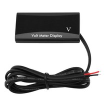 DC 2V 디지털 디스플레이 LED 전압계 게이지 패널 미터 바이크 오토바이 배터리 감지 볼트, 02 WHITE