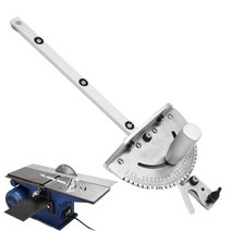 목공테이블 작업대 선반 마이터 게이지 알루미늄 테이블 톱 액세서리 최대 스톡 지원을 위한 60 도 각도, 한개옵션0