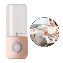스파이럴 믹서기 초고속 진공 블렌더 대형 소형 휴대용 업소용 만능 얼음 500ml usb 믹서 과즙 기계 전기 스무디 무선 충전 주방 과일 커터 압착기텀블러 322, 분홍색, 6 블레이드