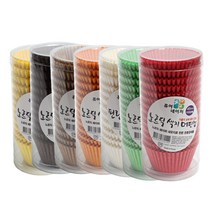 더팩컴퍼니 노르딕색지 머핀컵45mm 7종, 1통, 크라프트