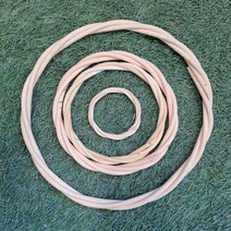 [정글스튜디오] 라탄틀 등나무링 라탄링 모빌틀 모빌대 자개 모빌 재료 모빌만들기 DIY 자개라탄모빌diy, 꽈배기링L