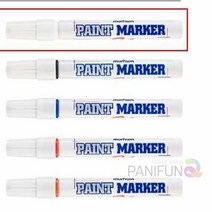 페인트마카 흰색 3개 원단마카 윈도우페인팅 일러스트마카