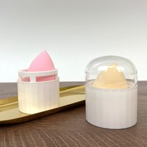 온더칩 똥퍼프 거치대 물방울퍼프 케이스 조롱박퍼프 받침, 퍼프거치대(화이트)1P