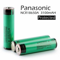 18650 배터리 파나소닉 3100mAh 대용량 충전배터리 리튬이온전지 18650 충전기, 1개