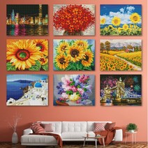 리빙듀오 보석십자수 DIY 비즈 보석 캔버스 액자형, 쿠팡 인터스프릿 A-016