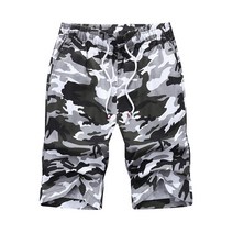 남자 반바지 카모 팬츠 5부 비치 팬츠 shorts No.17, 5XL, 회색/회색