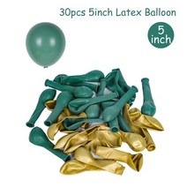 1pc 골드 실버 색상 생일 축하 케이크 토퍼 베이비 샤워 희'자 상자 파티 장식 용품, 29 30pcs 5inch_01 25x25x25cm