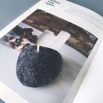 돌맹이 실리콘몰드 금형 모양틀 향초 캔들 석고방향제, 반투명 흰색
