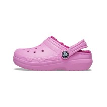 S마켓 NC고잔 CROCS 클래식 라인드 클로그 키즈 (207010_6SW) 겨울철 상품 따뜻 하고 신기 편한 털 크록스