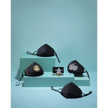 TRADIP 트래딥 마스크 자수 인견 도깨비 수문장 다회용 마스크, M, 금해랑