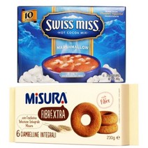 미주라 통밀도너츠+스위스미스 마시멜로 핫코코아믹스