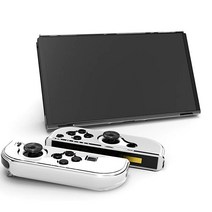 큐제닉 닌텐도 스위치 OLED 풀커버 투명 하드 케이스 파우치, 단품, 단품
