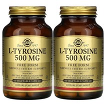 솔가 L-Tyrosine 엘타이로신 티로신 500MG Veggie Capsules100정 2개