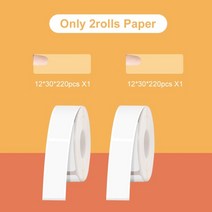 라벨 프린터 supvan e10 labeler 블루투스 스마트 열전사 프린터 스티커, 라벨지 2개만, 협력사