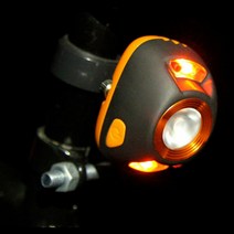 야간 라이딩 필수품 자전거 라이트 LED후미등 자전거전등 안전라이딩, 색상, 화이트골드