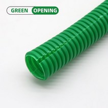 PP 절연 주름관 와이어 호스 스레딩 플라스틱 보호 슬리브 1 m 5m 10m 75mm345mm, 82.Green Open - AD 212 x ID 17
