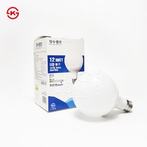 장수램프 LED볼전구 12W KS인증, 주광색(흰색빛), 장수LED볼전구12W