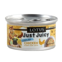로투스 캣 그레인프리 저스트 쥬시 치킨 스튜 70g 1개/주식캔, 포크스튜70g