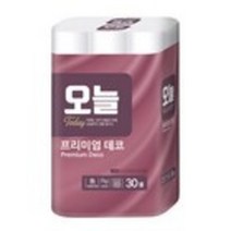 오늘 프리미엄 3겹 데코 화장지 25m, 30개입, 1개