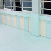 직사각 디자인 벽 쿠션 400x800mm 아기방 어린이집, 블루