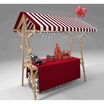 플리마켓매대 진열대 접이식가판대, 150x60x200옐로우화이트