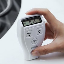 금속 표면 코팅 페인트 도막 두께 측정기 화이트 자동차 피막