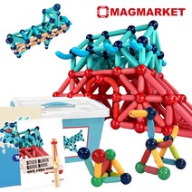 맥마켓 스틱자석블럭(4만원상당사은품) 164pcs/230pcs/310pcs, 브레인세트-230pcs
