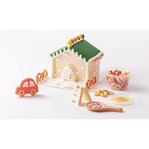 헨젤과그레텔 과자집 쿠키집 만들기 키트, 베이직 그린, 쿠팡 베이직 초록