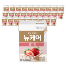 대상웰라이프 뉴케어 딸기맛 200ml x 30팩 완전균형영양식, 30개