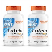 닥터스베스트 플로라글로 루테인 20mg 지아잔틴 60정 2통
