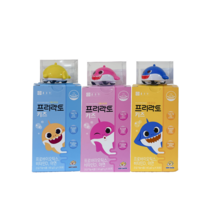 종근당 프리락토 키즈 30포 핑크퐁 아기상어 팽이카, 하늘(아기상어)