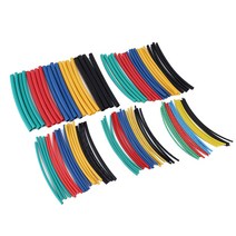 100Pcs 열 수축 튜브 키트 절연 슬리브 폴리올레핀 수축 모듬 열 수축 튜브 와이어 케이블, 01 100pcs