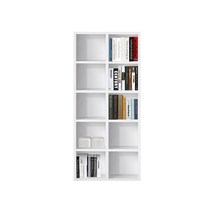 라레스가구 PET 5단800 기본 책장 H, 블루화이트