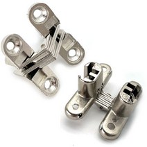 아이베란다 4구 숨은 경첩 실버 33x42mm (피스포함) IV